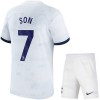 Officiële Voetbalshirt + Korte Broek Tottenham Hotspur Son 7 Thuis 2023-24 - Kids